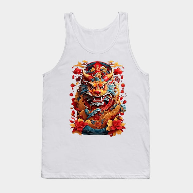 CHINESE NEW YEAR Tank Top by likbatonboot